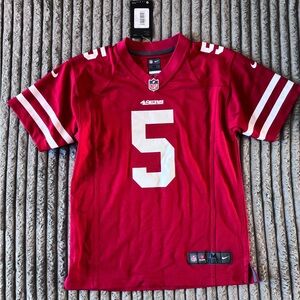 Youth Nike Trey Lance Scarlet San Francisco 49ers Game Jersey
